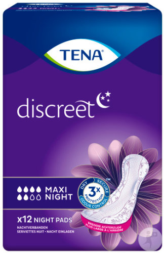 Tena Discreet maxi night (carton)